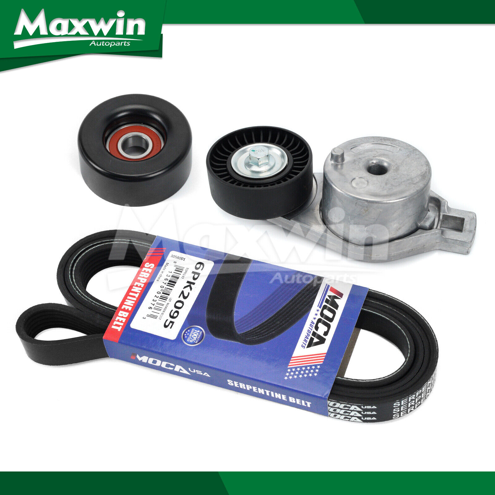 Serpentine Belt Drive Component Kit new for Dodge Caravan Chrysler Town&Country