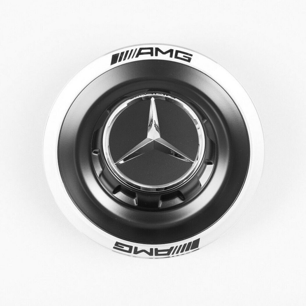 Genuine Mercedes Benz W223 C118 W177 AMG Center Black Hub Cap NEW 00040057009283