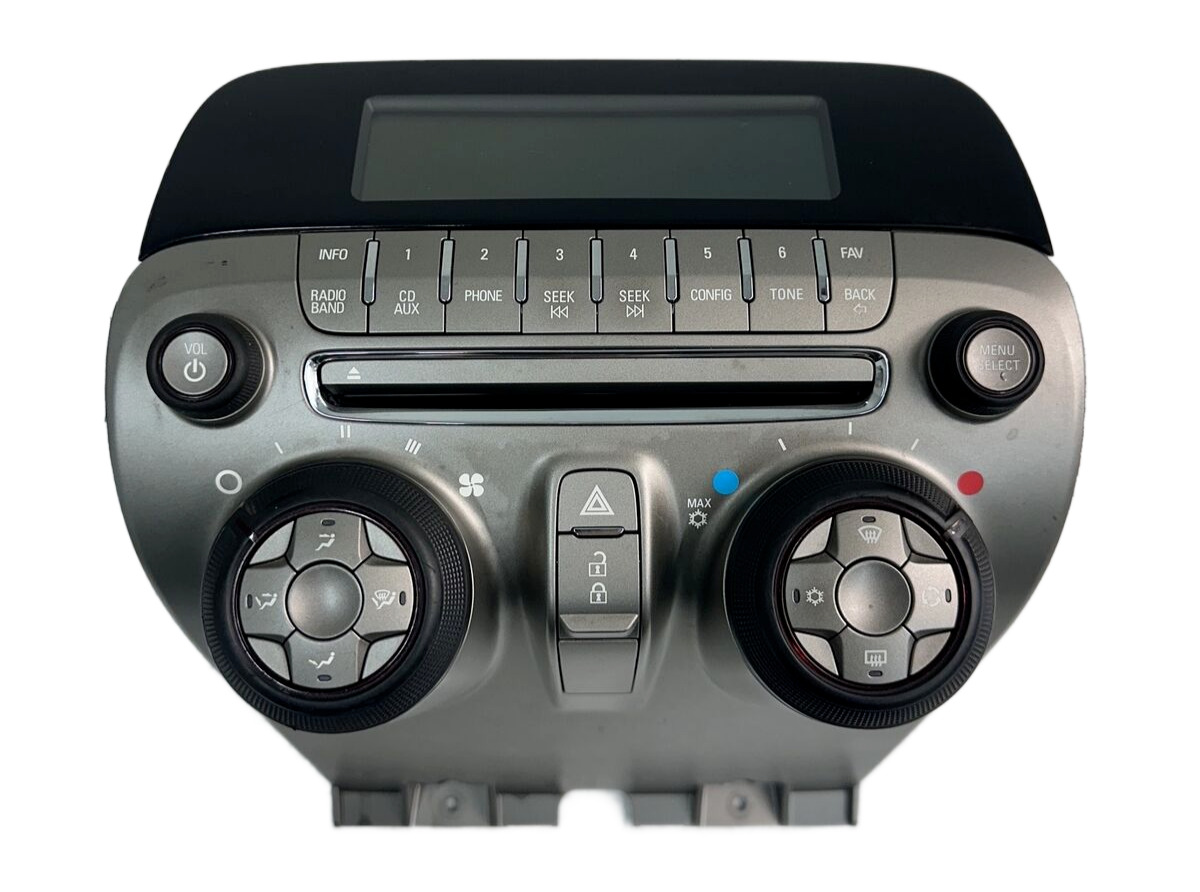 2010 - 2015 Chevrolet Camaro Radio CD Control Panel Heater Climate Controls