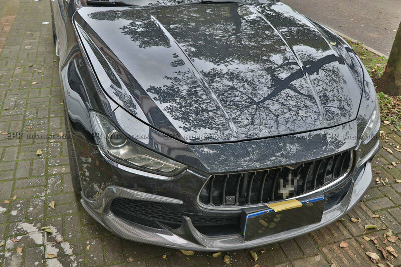 For Maserati Ghibli 2014-2017 ASp-Style Front Bumper Lip Carbon Fiber Bodykits