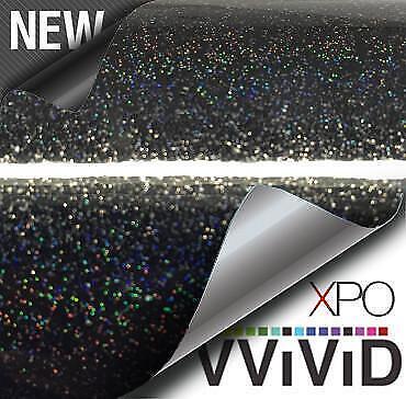 VVivid Xpo Gloss Rainbow Metallic Black Vinyl Car Wrap Film | V224