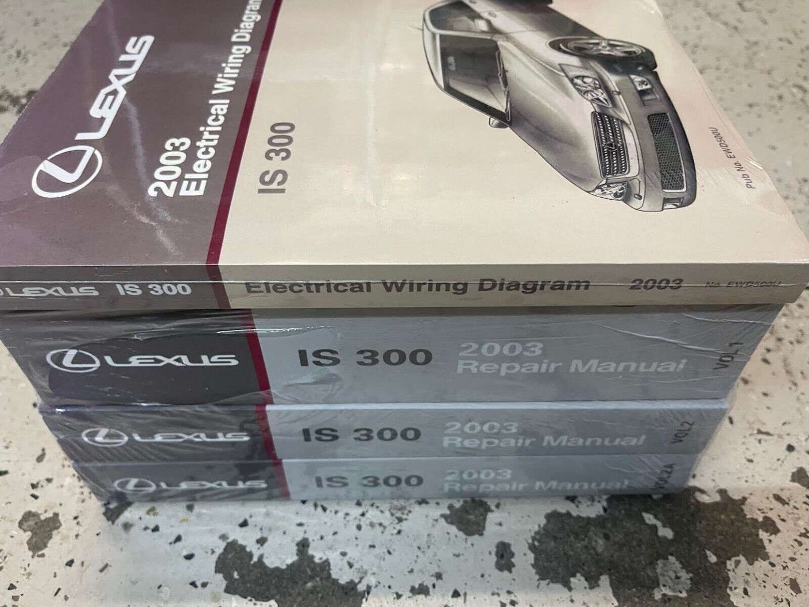 2003 LEXUS IS300 IS 300 Service Repair Shop Workshop Manual Set W EWD