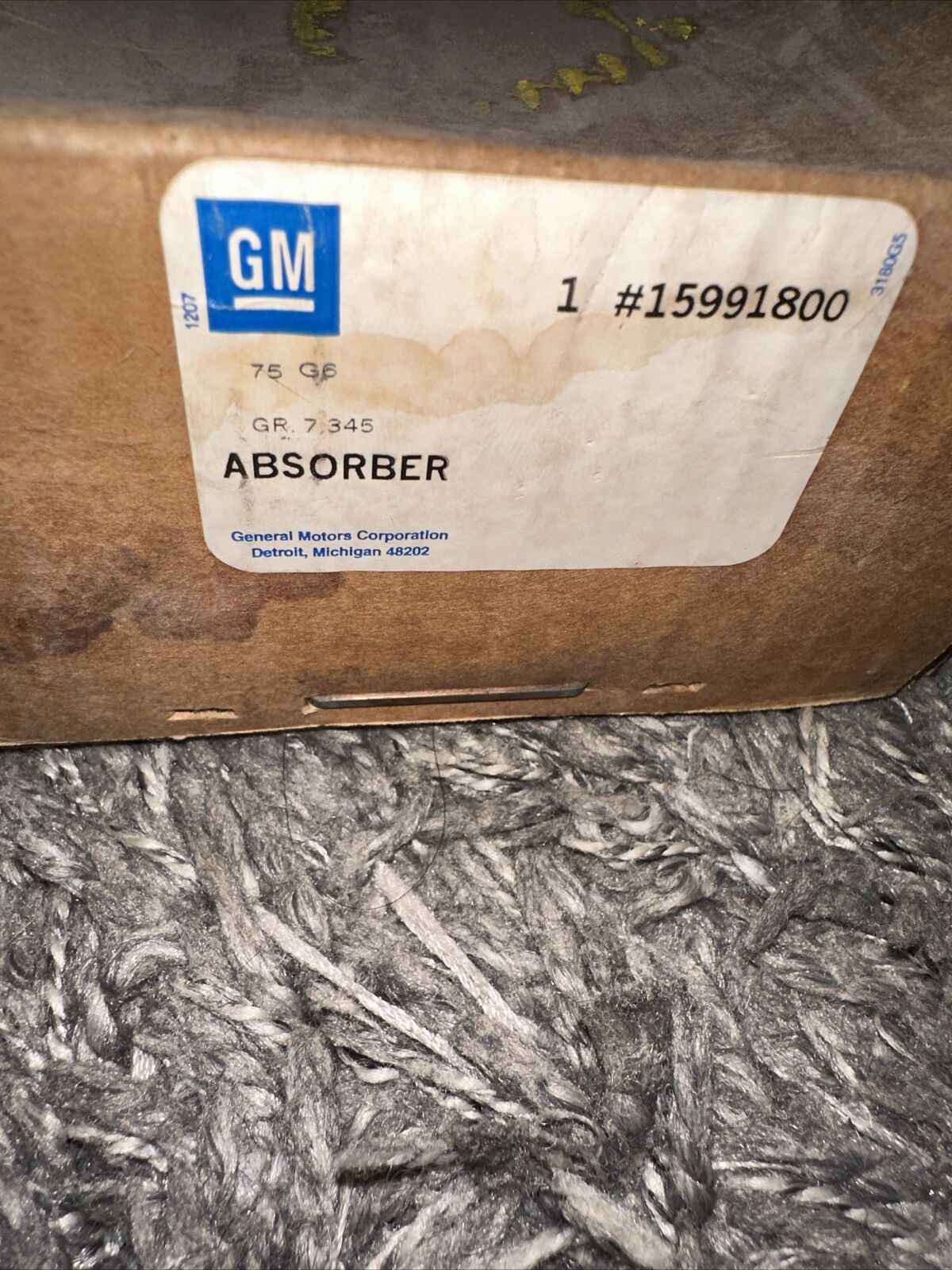 New Vintage Genuine GM 15991800 Absorber Assembly, Front Shock, Hard To Find