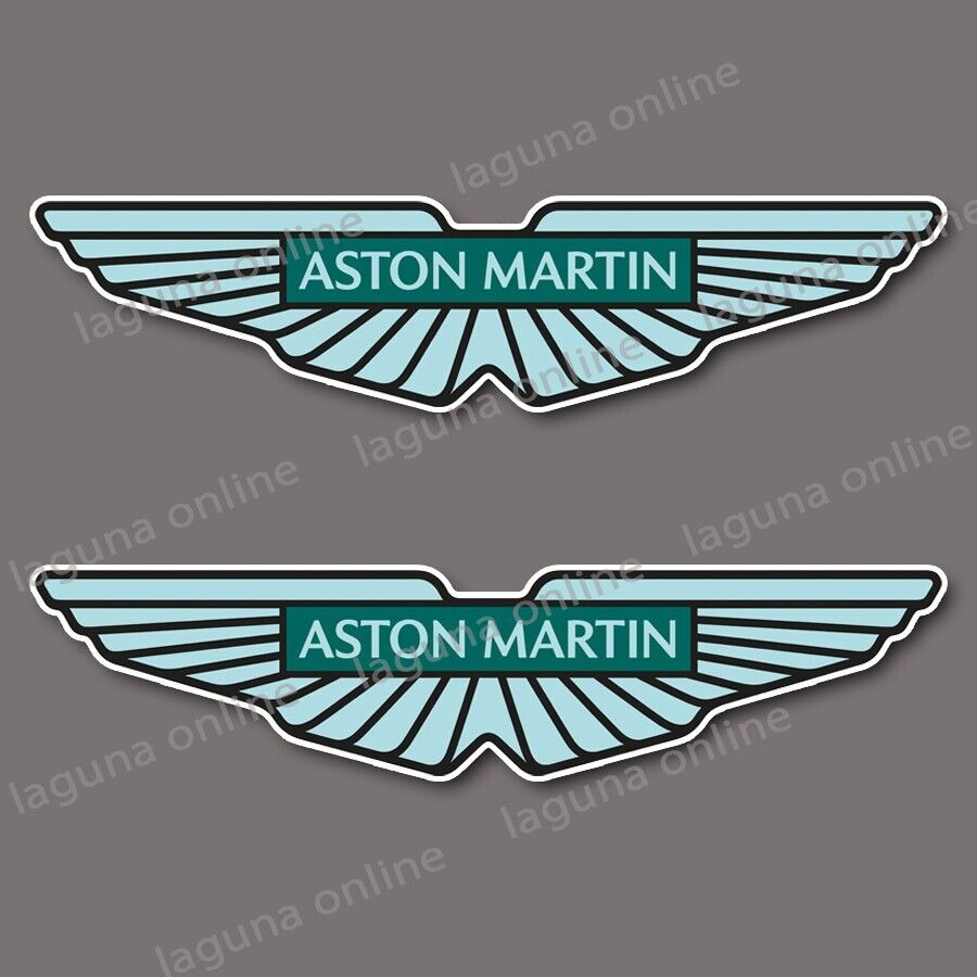 ASTON MARTIN Logo Gloss Weatherproof Decal Sticker 1