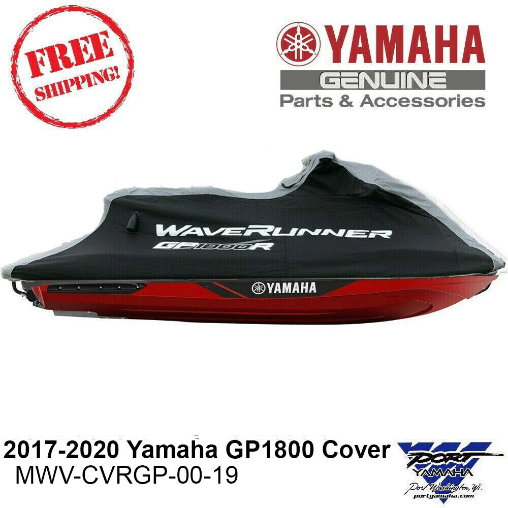 Yamaha New OEM 2017-2020 GP1800 Waverunner Cover Black/Charcoal MWV-CVRGP-00-19