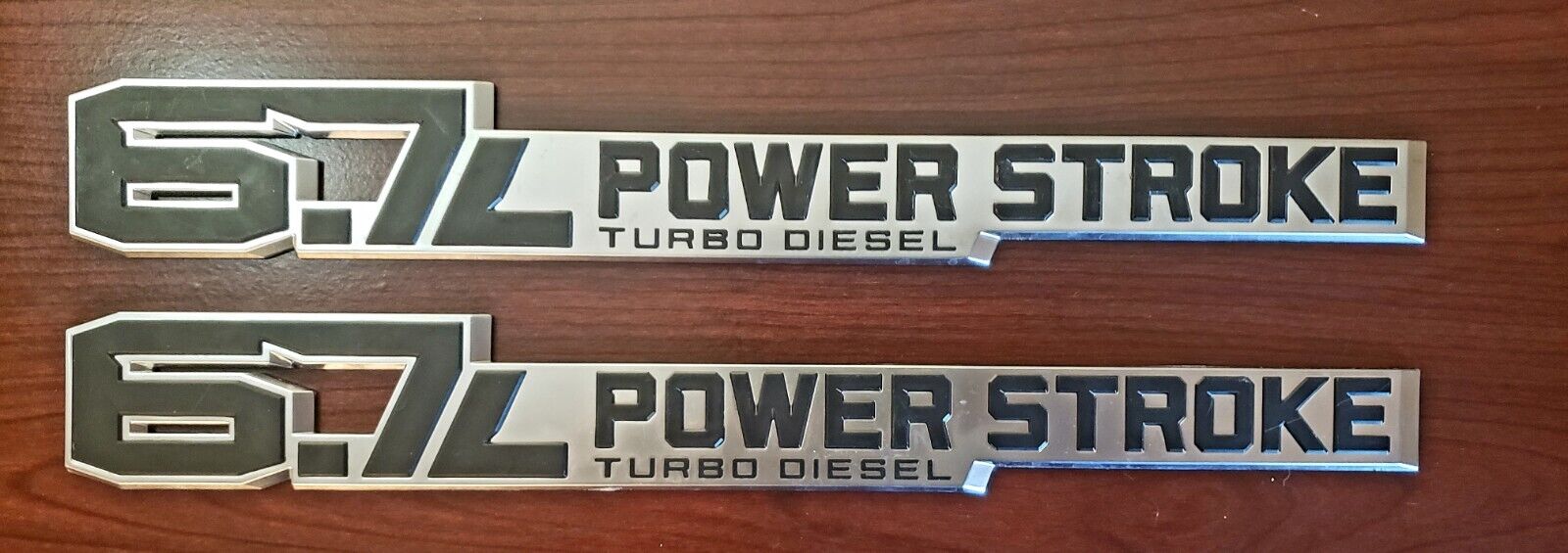 🔥OEM Takeoff 2023/24 Super Duty Ford 6.7L Powerstroke Turbo Diesel Emblems SET 