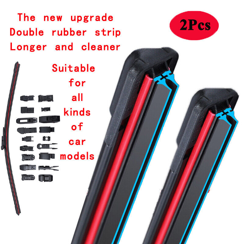 For LOTUS EXIGE SCC 2000-2012 Windshield Brushes Washer Car Front Wiper Blade