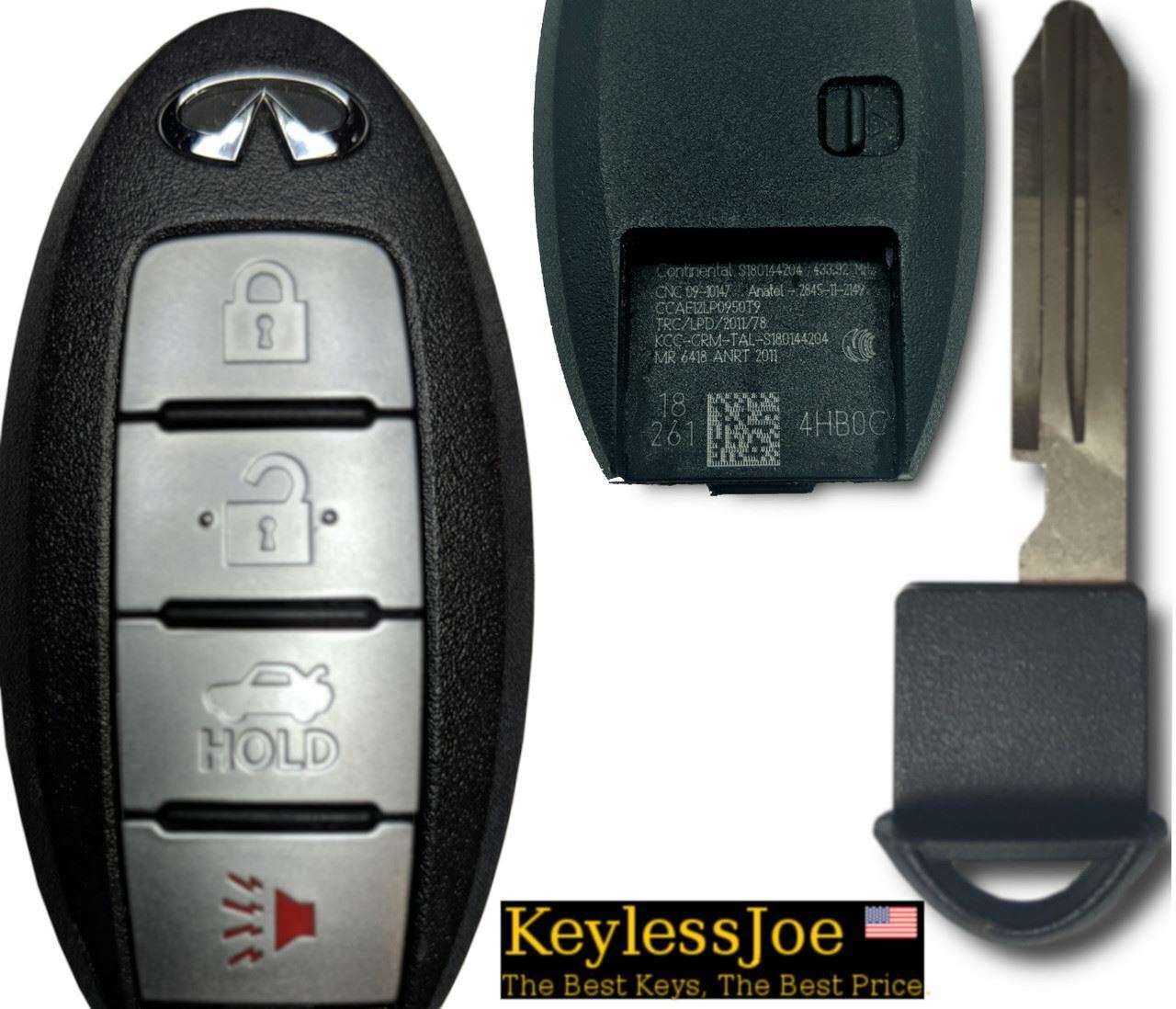 Infiniti Q50 S180144204 KR5S180144204  Key - Prox Smart