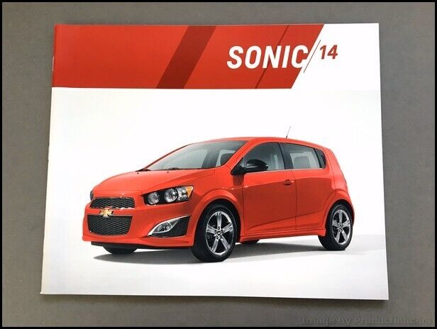 2014 Chevrolet Sonic 32-page Original Car Sales Brochure Catalog - RS