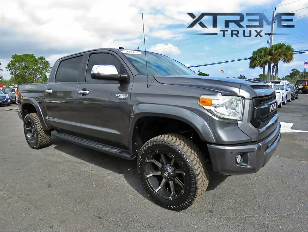 Paintable Extended Style Fender Flares Full Set For 14-21 Toyota Tundra