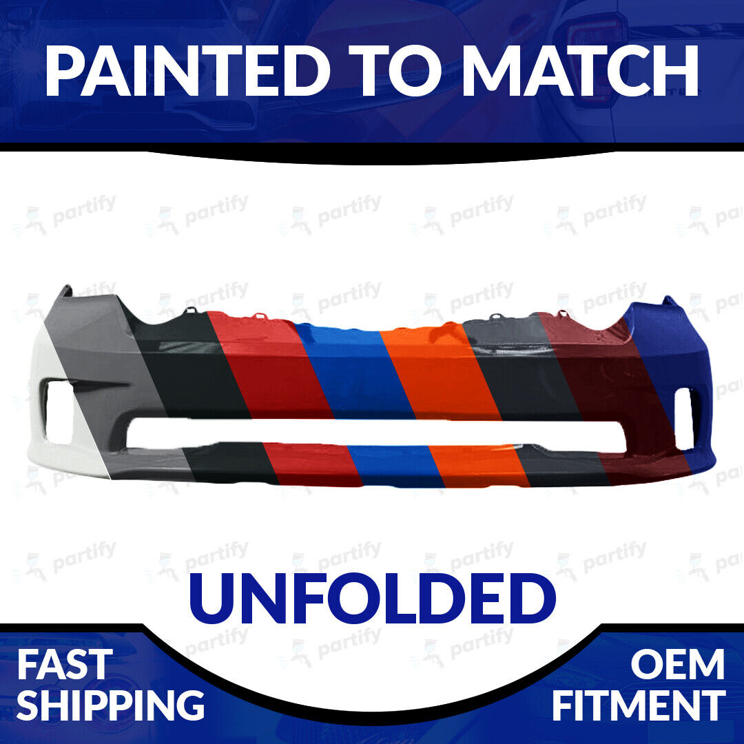 NEW Painted Unfolded Front Bumper For 2013-2023 RAM 1500 Sport/ Express/Classic