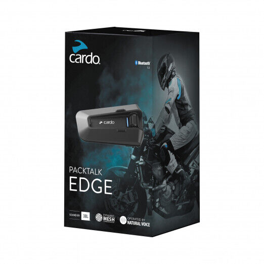 Cardo Packtalk Edge Single Communication System - New Fast Shipping