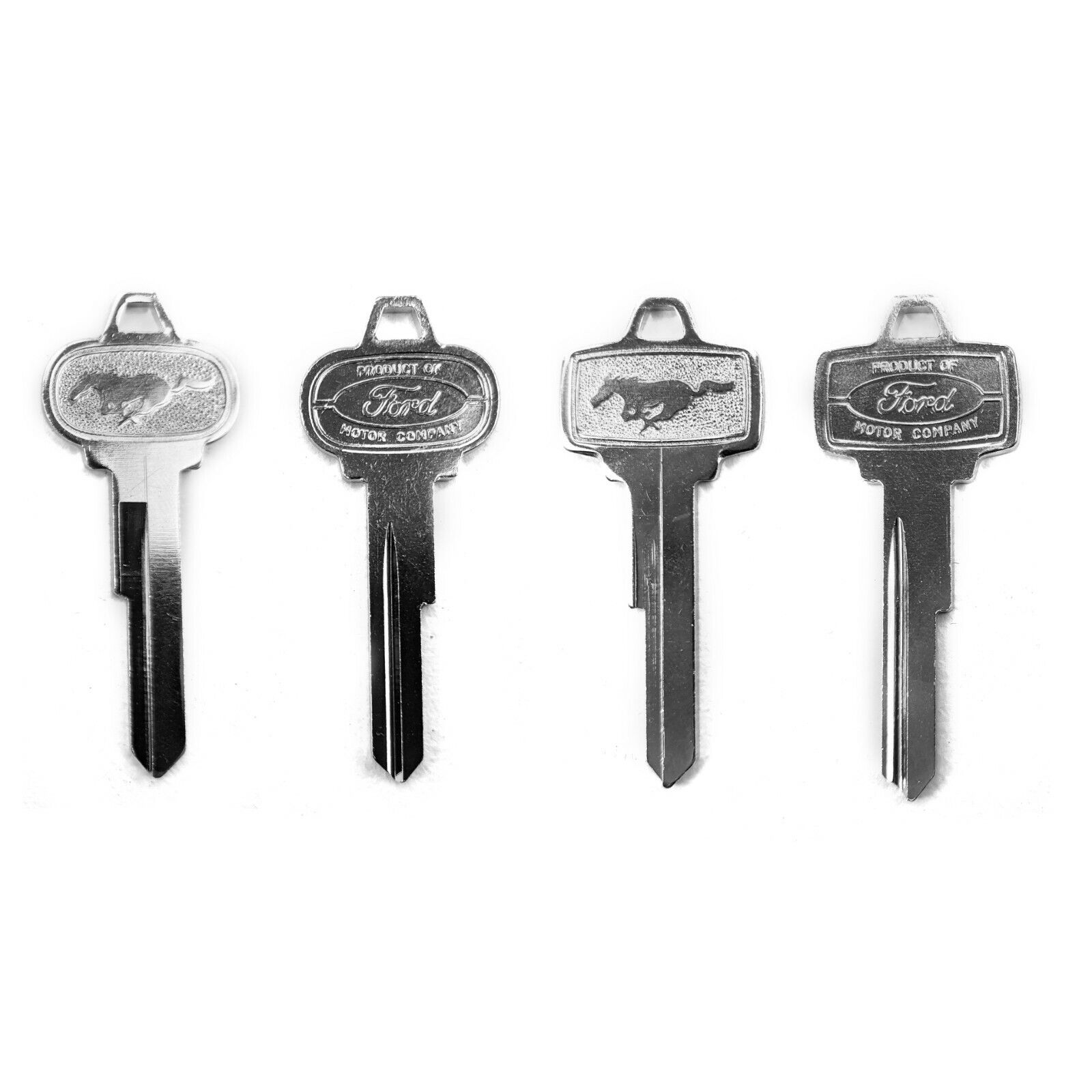 Mustang Key Blank Set of 4 Ignition and Trunk Original Style 1964 1965 1966
