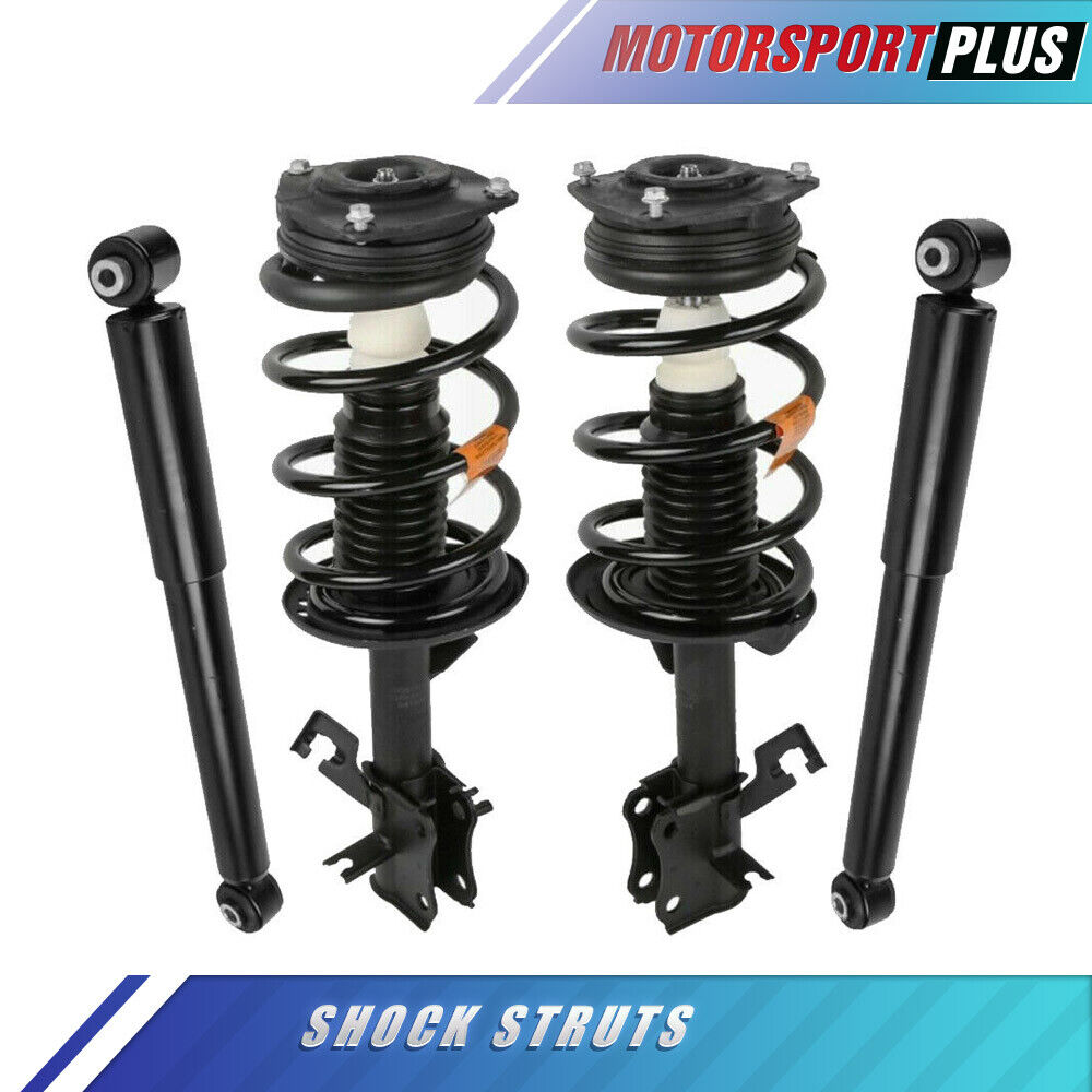 Front & Rear Struts Shock Absorbers Assembly For 07-12 Nissan Sentra 2.0L