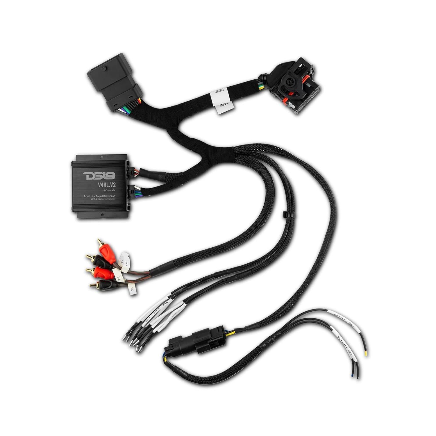 DS18 Harley Davidson Plug and Play Harness for Amplifiers - Touring Bike (2014+)