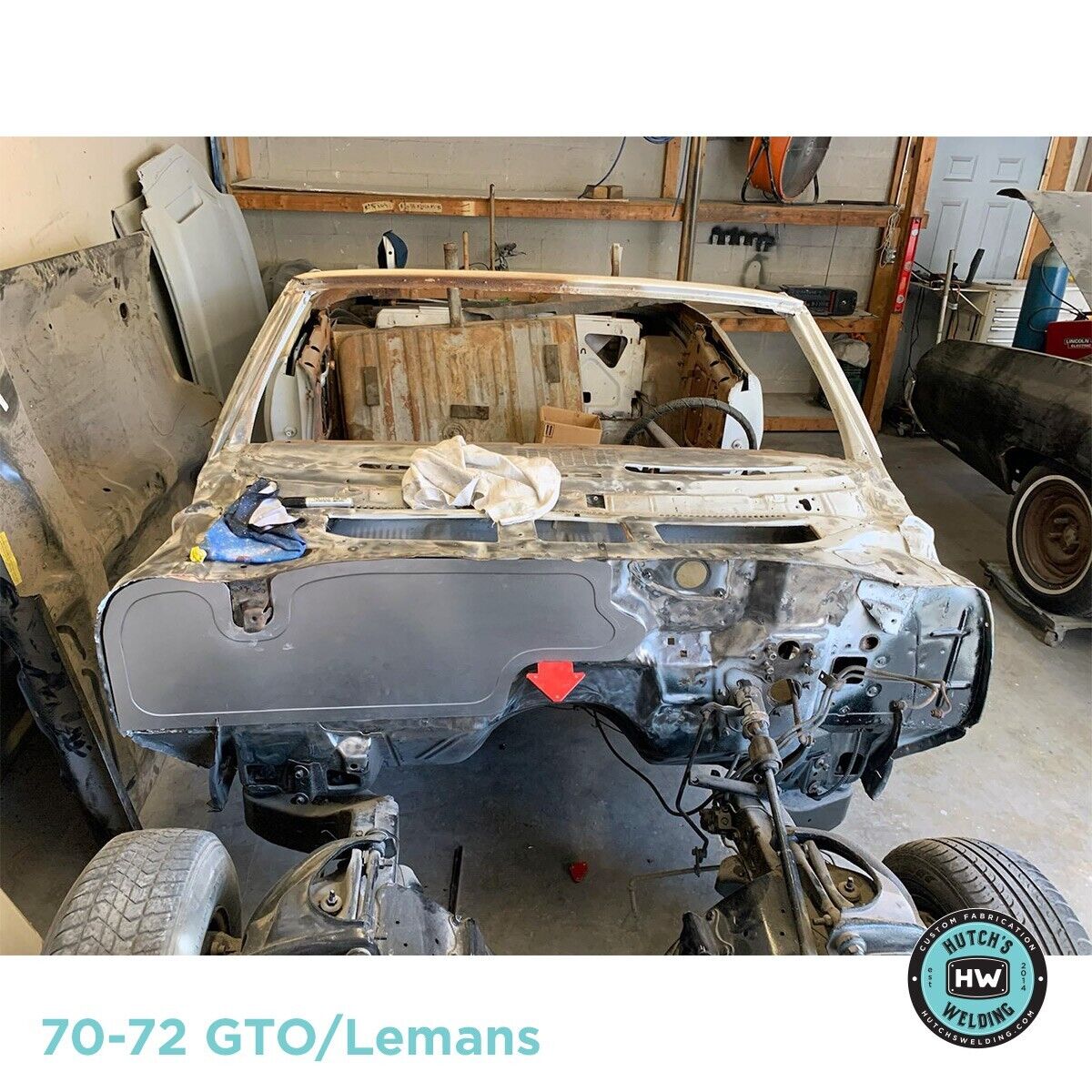 GTO / LEMANS 70-72 FIREWALL PANEL