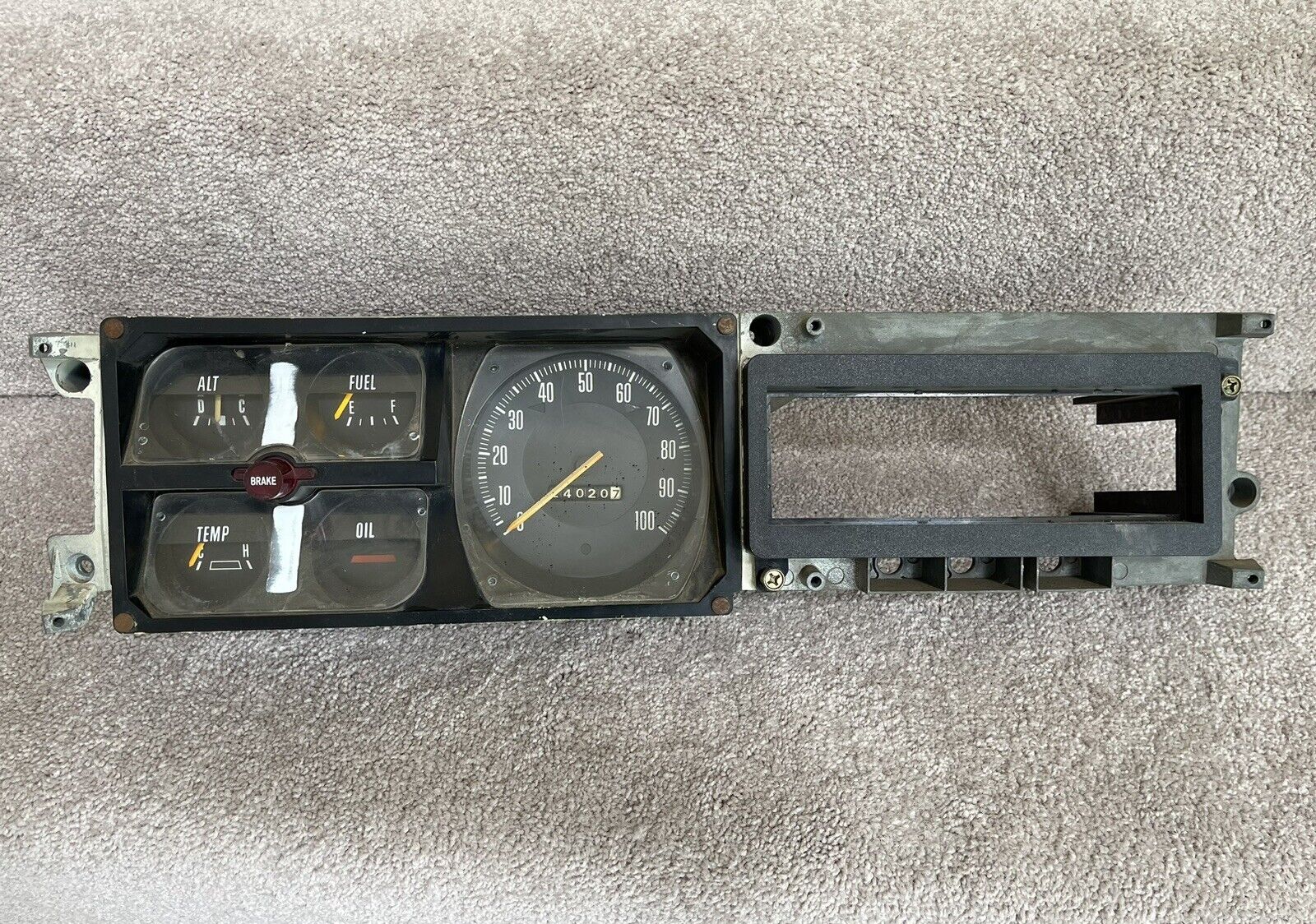 1975-80 Dodge Truck Factory Gage Cluster. Ramcharger, Lil Red Express. Complete