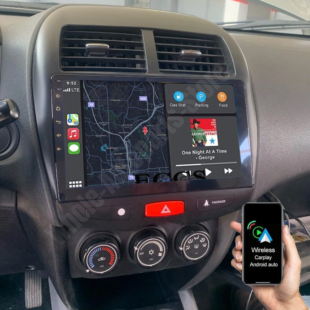 32GB For 2010-2017 Mitsubishi ASX Apple Carplay Android 13 Car Stereo Radio GPS 