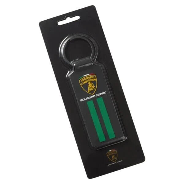 Official Automobili Lamborghini Squadra Corse rubber Keyring Keychain