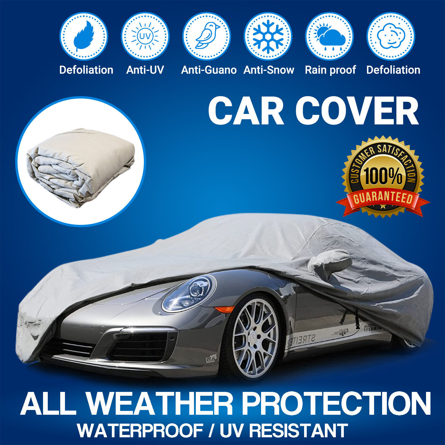 All Weathers Protection Waterproof UV Custom Car Cover For 1998-2002 BMW M COUPE
