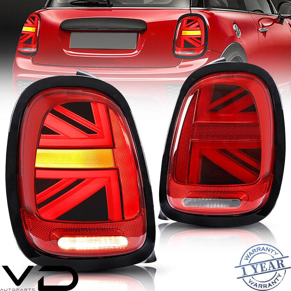 For Mini Cooper F55 F56 F57 Full LED Taillights 2014-2023 Rear Lamps Sequential