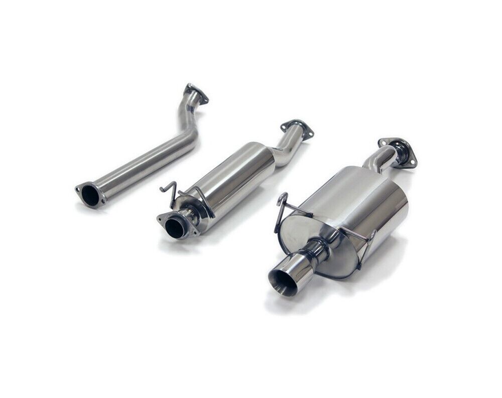 Yonaka 02-06 Acura RSX Type S Polished Stainless Steel Catback Exhaust 3.5\