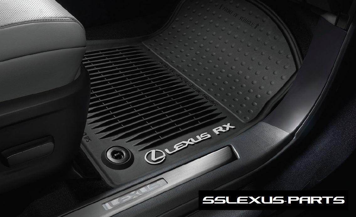 Lexus RX350 RX450H (2016-2022) OEM Genuine ALL WEATHER FLOOR MATS 4pc (Black) 