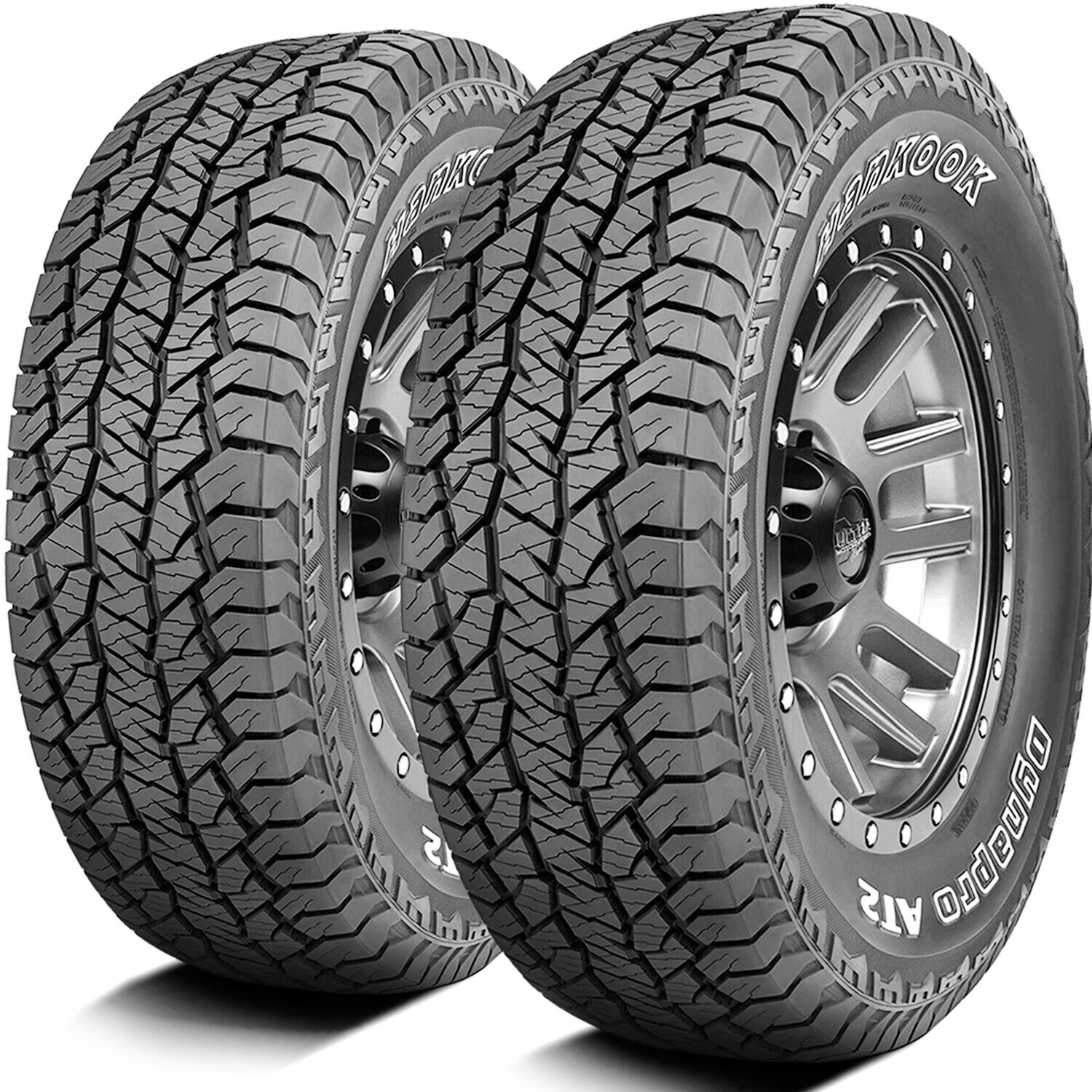 2 Tires Hankook Dynapro AT2 255/65R16 109T A/T All Terrain