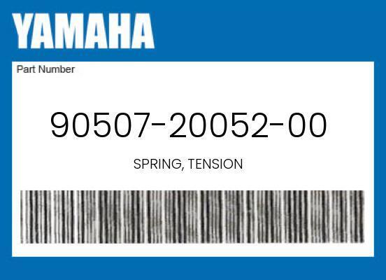 NEW Genuine OEM Yamaha SPRING, TENSION - 90507-20052-00