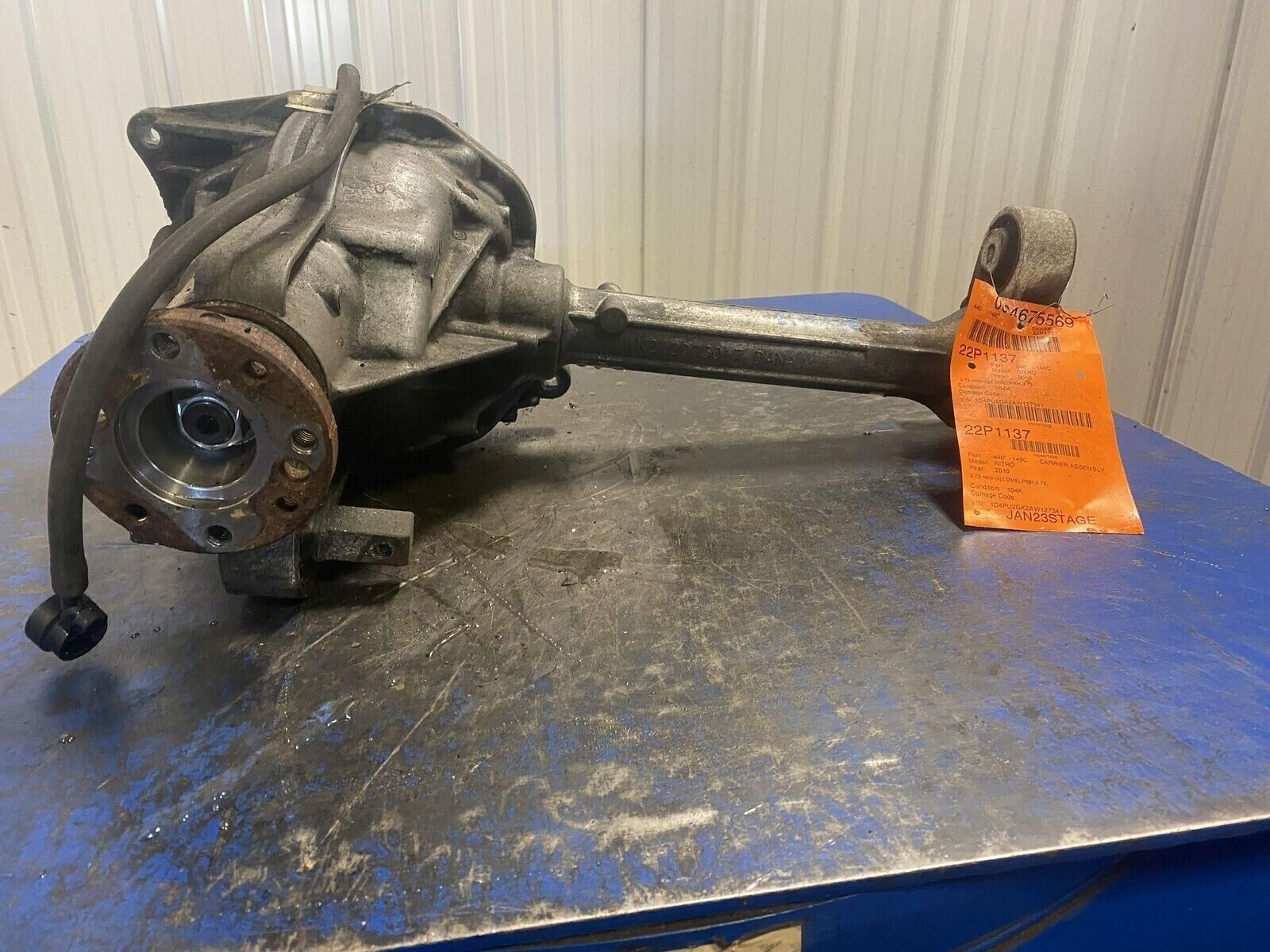 2007-12 DODGE NITRO 4X4 FRONT CARRIER DIFFERENTIAL ASSEMBLY 3.73 ratio (opt DME)