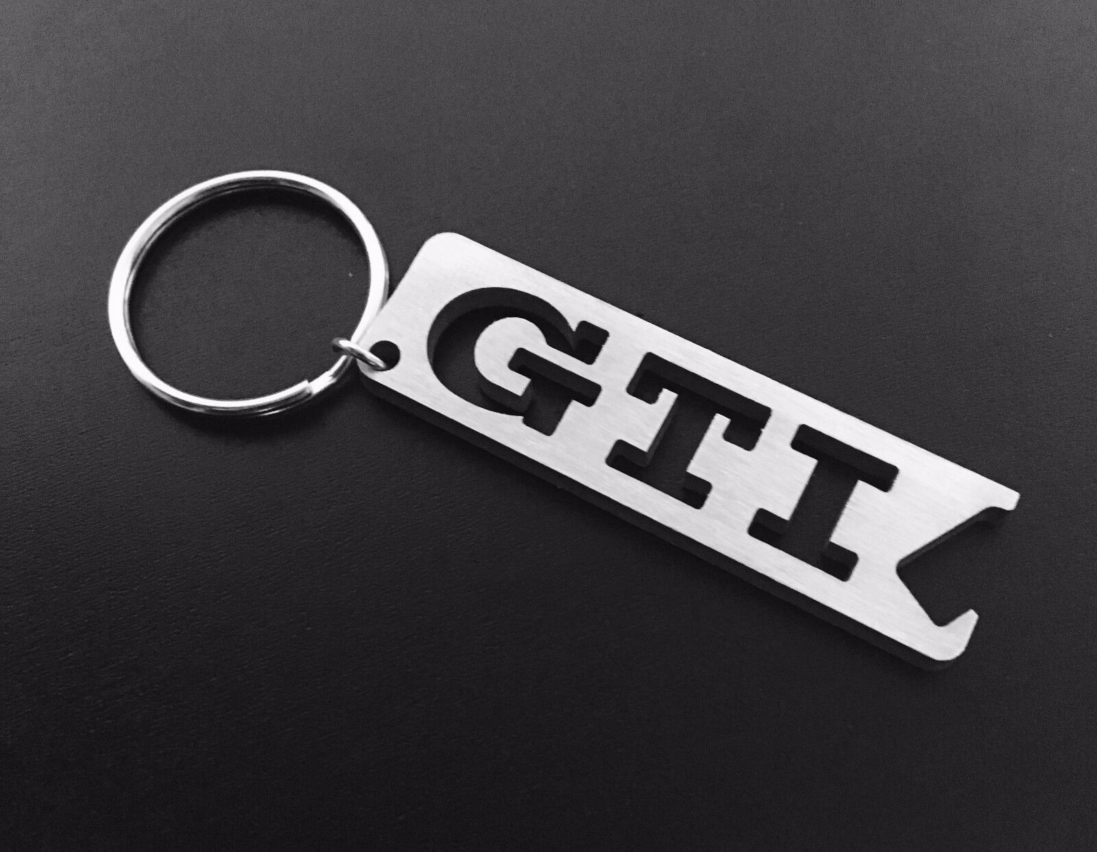 VW GTI Key Chain, Stainless steel with Opener