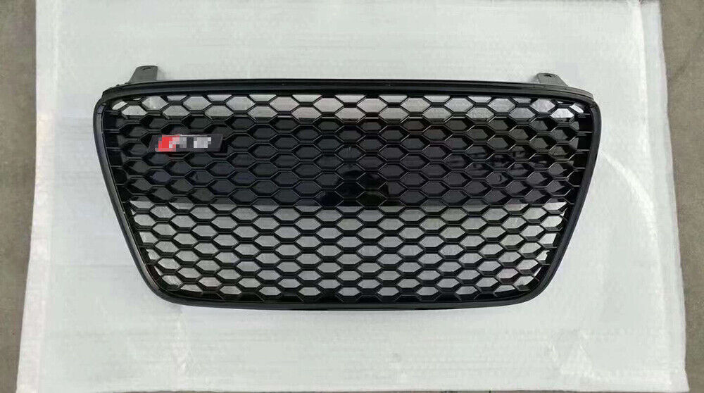 Front Henycomb Grill Grille For Audi R8 2007 2008 2009 2010 2011 2012 2013 Black