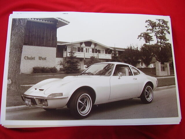 1973 OPEL GT    11 X 17  PHOTO   PICTURE