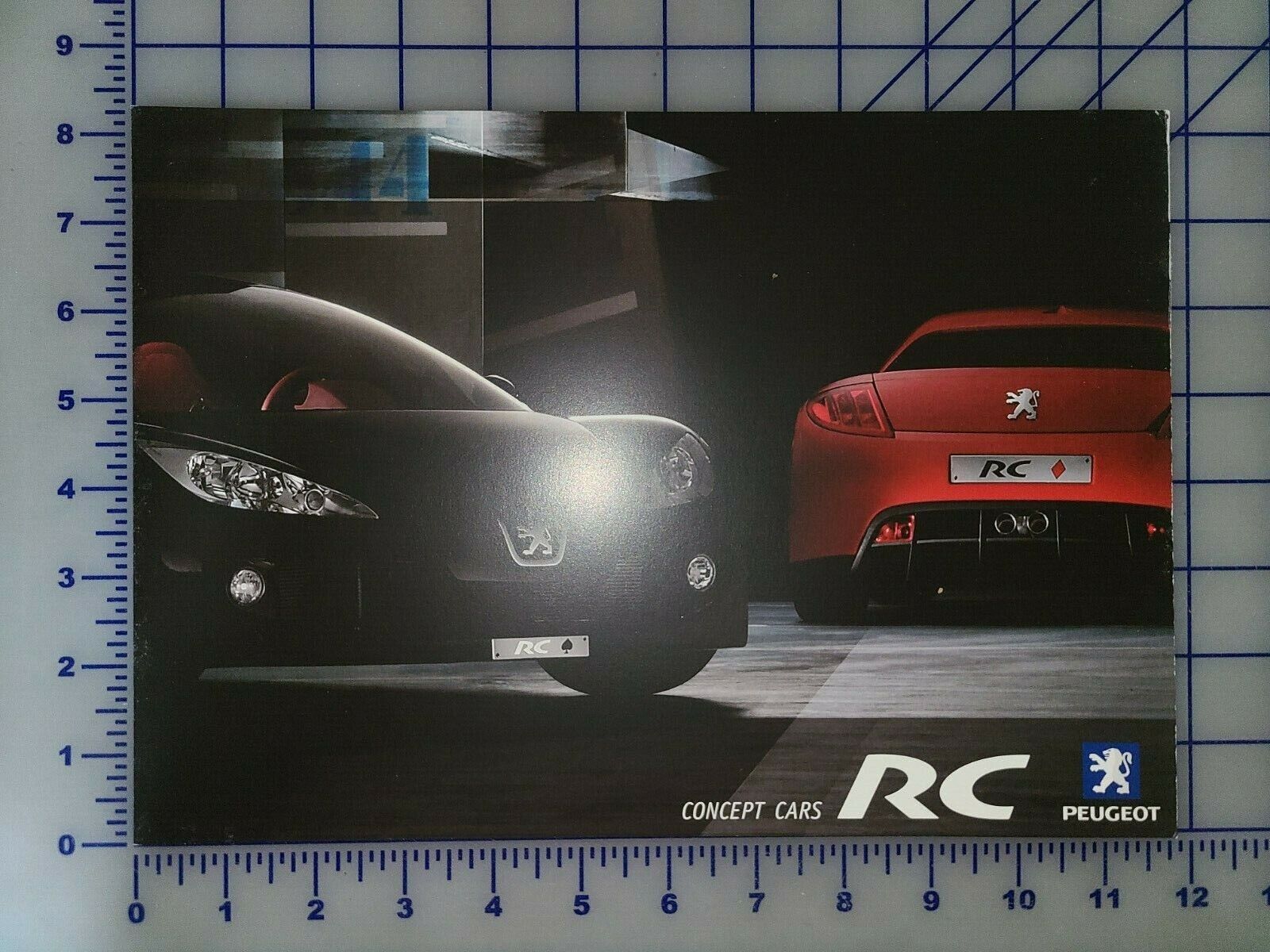 2002 Peugeot RC Concept Car Brochure Folder
