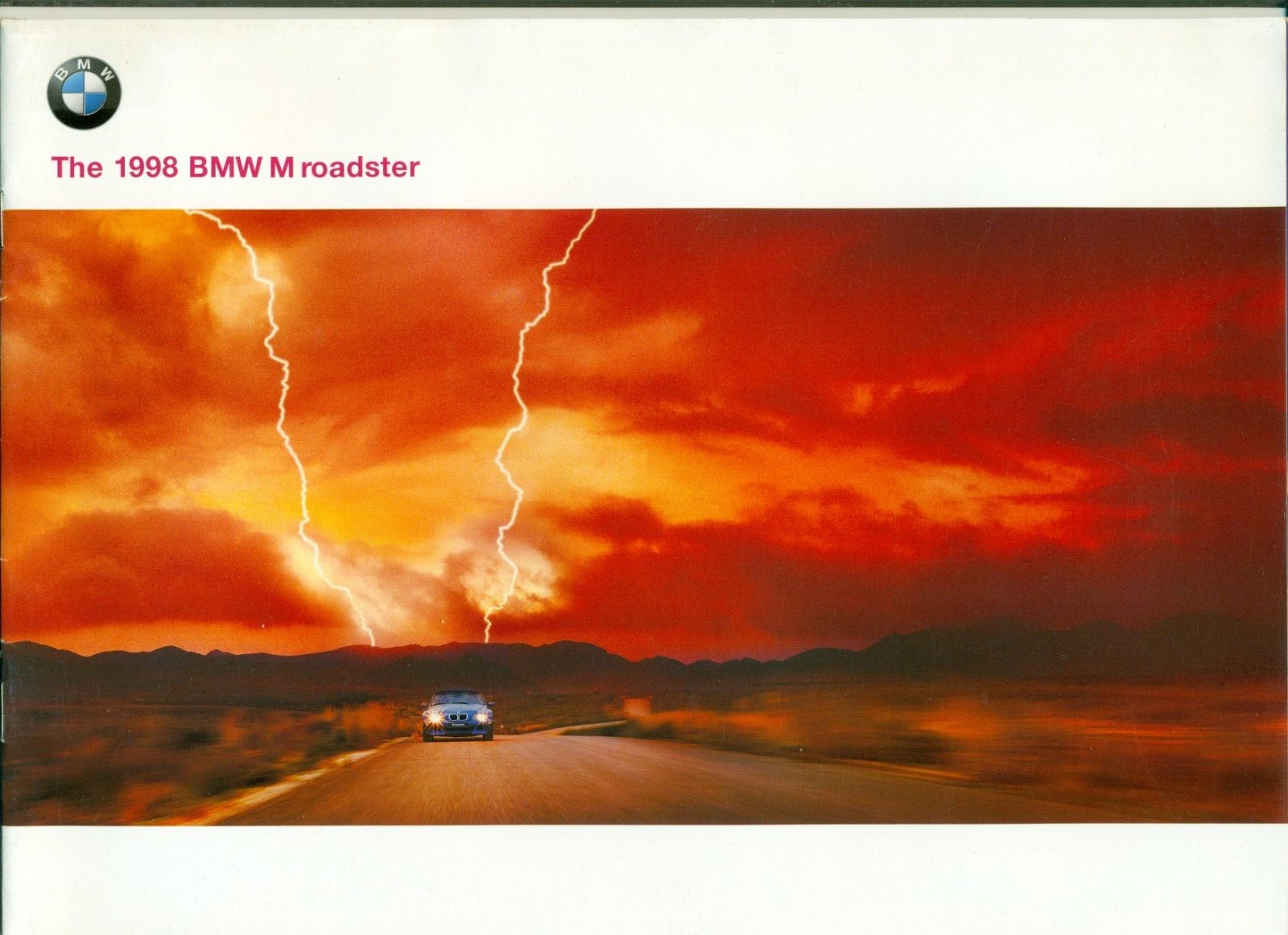 1998 BMW M Roadster Dealer Brochure Flyer
