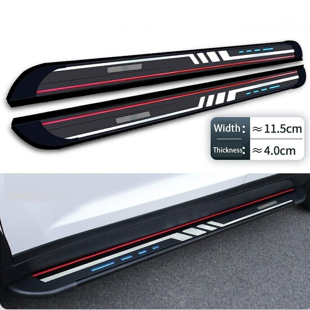 2Pcs Fixed Door Side Step Pedal Running Board Nerf Bar Fit for KIA EV6 2022-2024