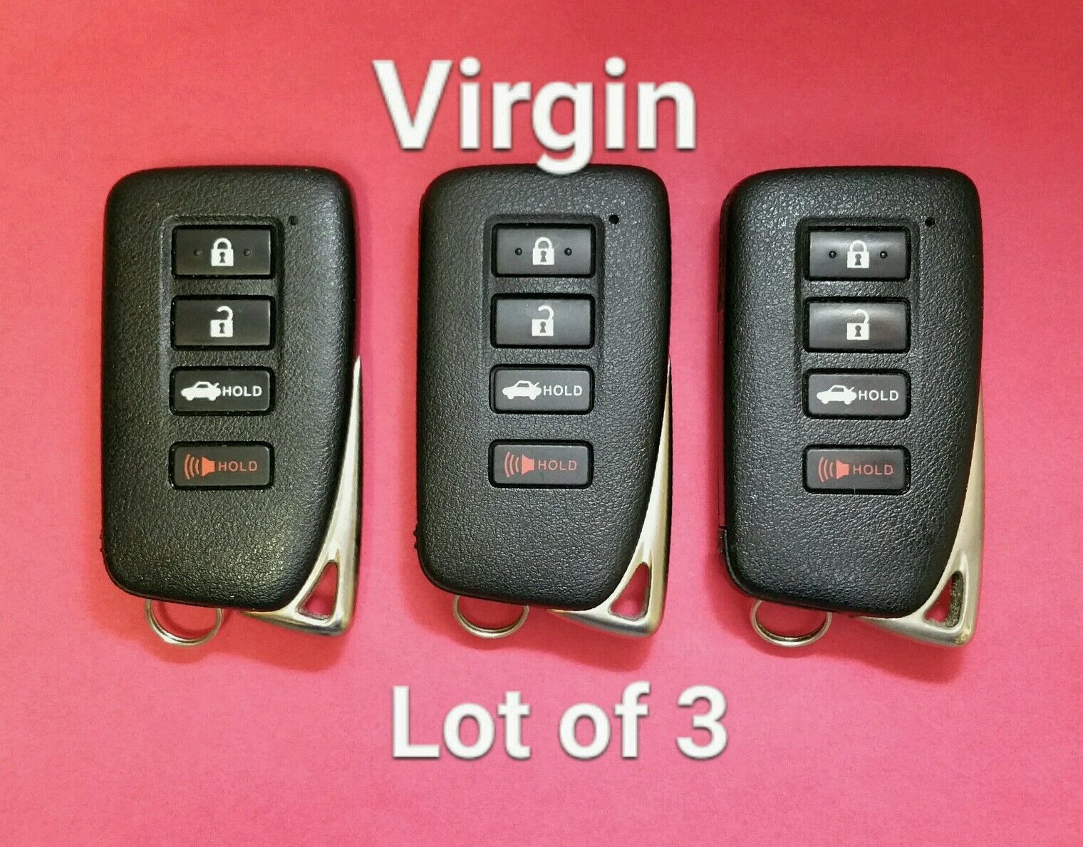 Lot of 3 VIRGIN Unlocked OEM Lexus Smart Key Prox HYQ14FBA AG Board