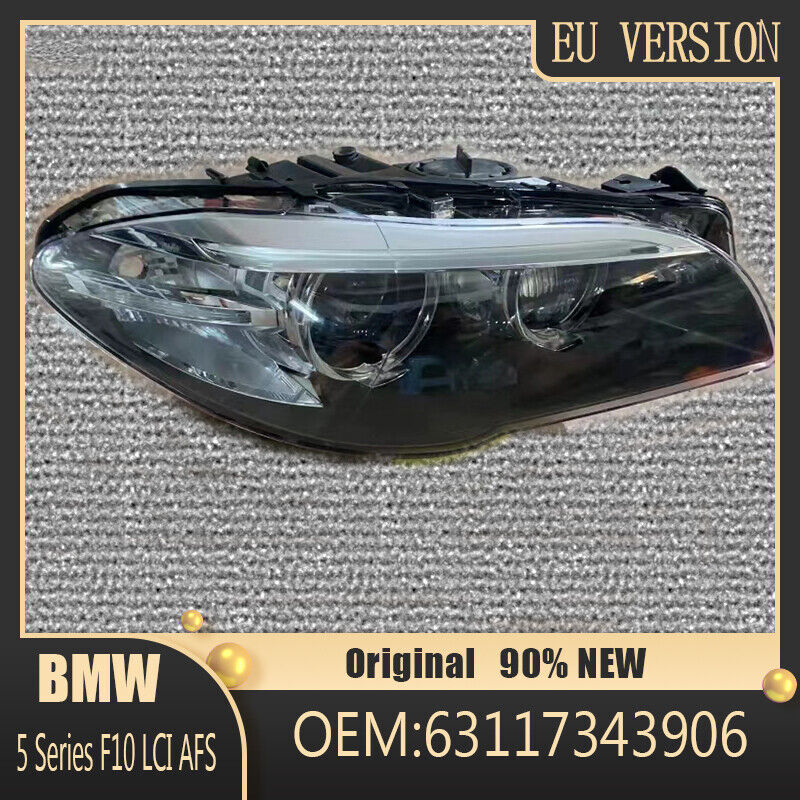 EU AFS Right Xenon Headlight For 2013-17 BMW 5 F10 LCI OEM:63117343906 Original