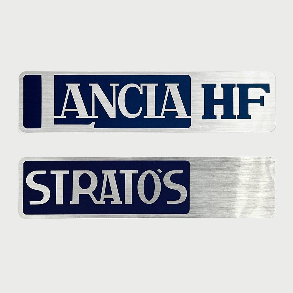 Lancia Stratos HF Rear Panel Stickers