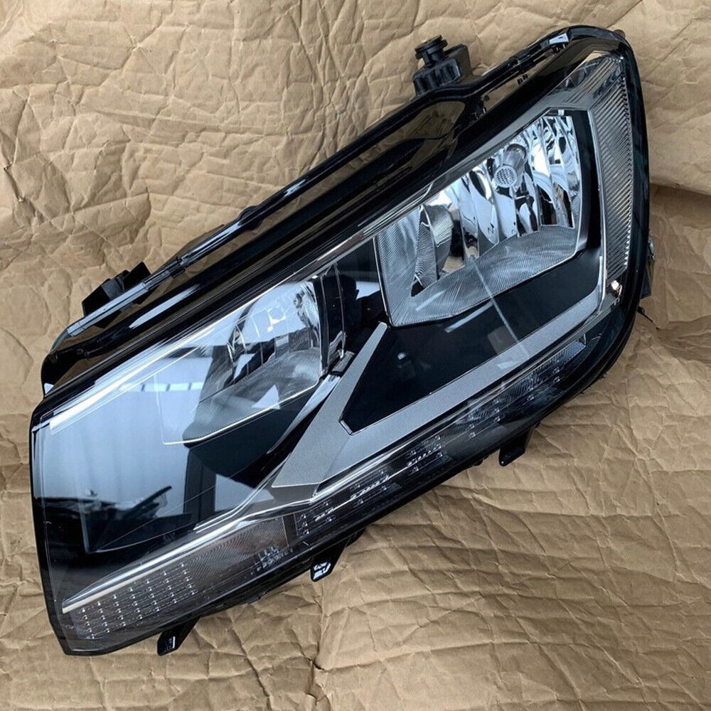 Left Driver Side Halogen Headlight For Volkswagen VW Tiguan w/LED DRL 2018-2021