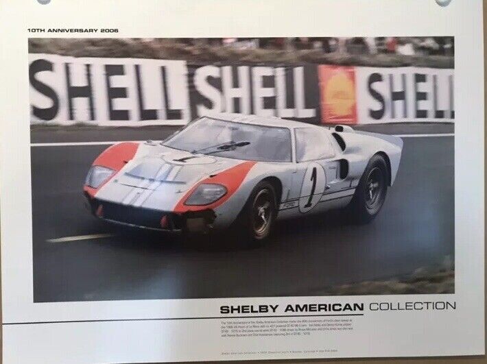 Ford GT40(Ken Miles)1966-24 Hours Of Le Mans 427 Total Victory Car Poster Own It