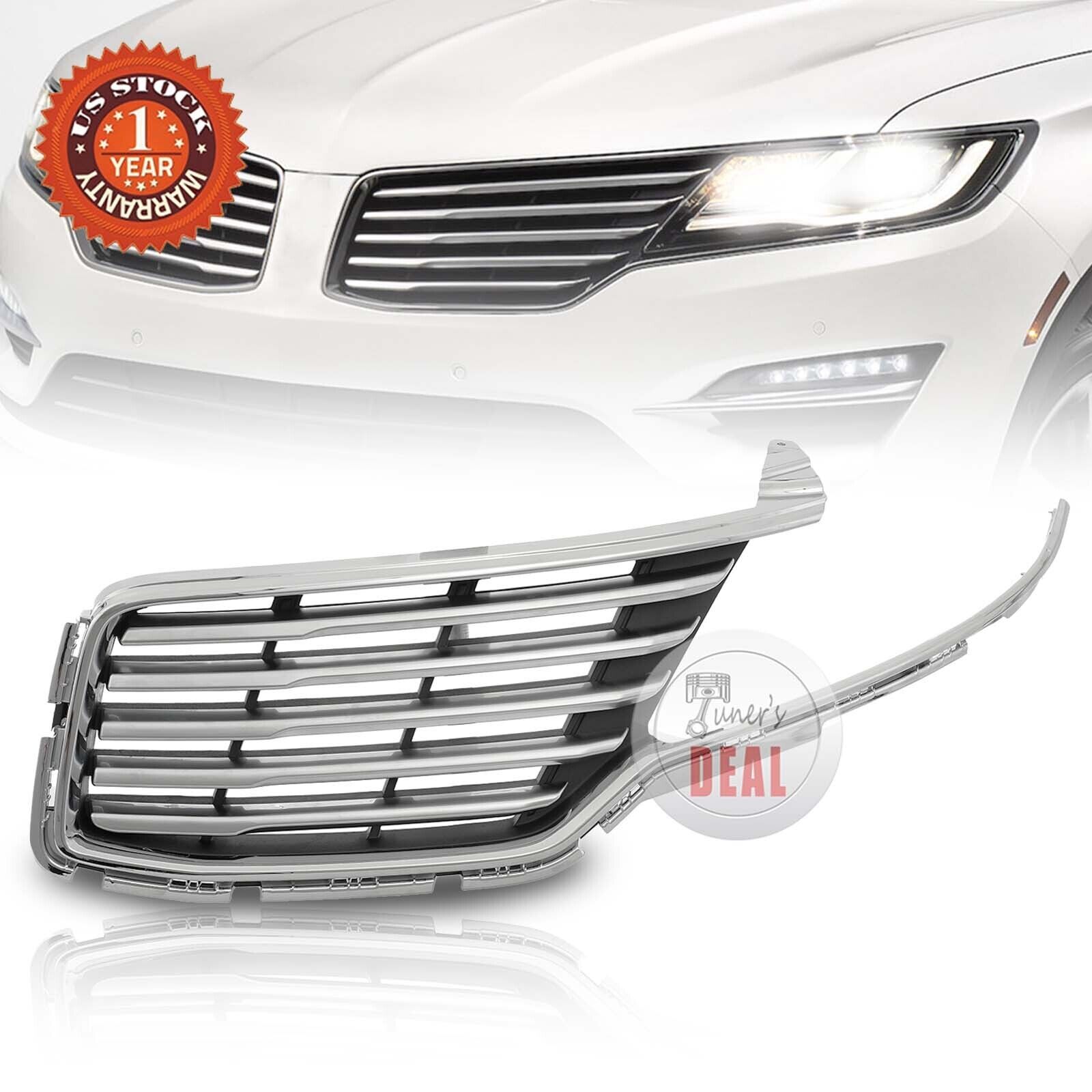 Front Grille Grill Driver Left Side EJ7Z8201AA For 2015-2018 Lincoln MKC