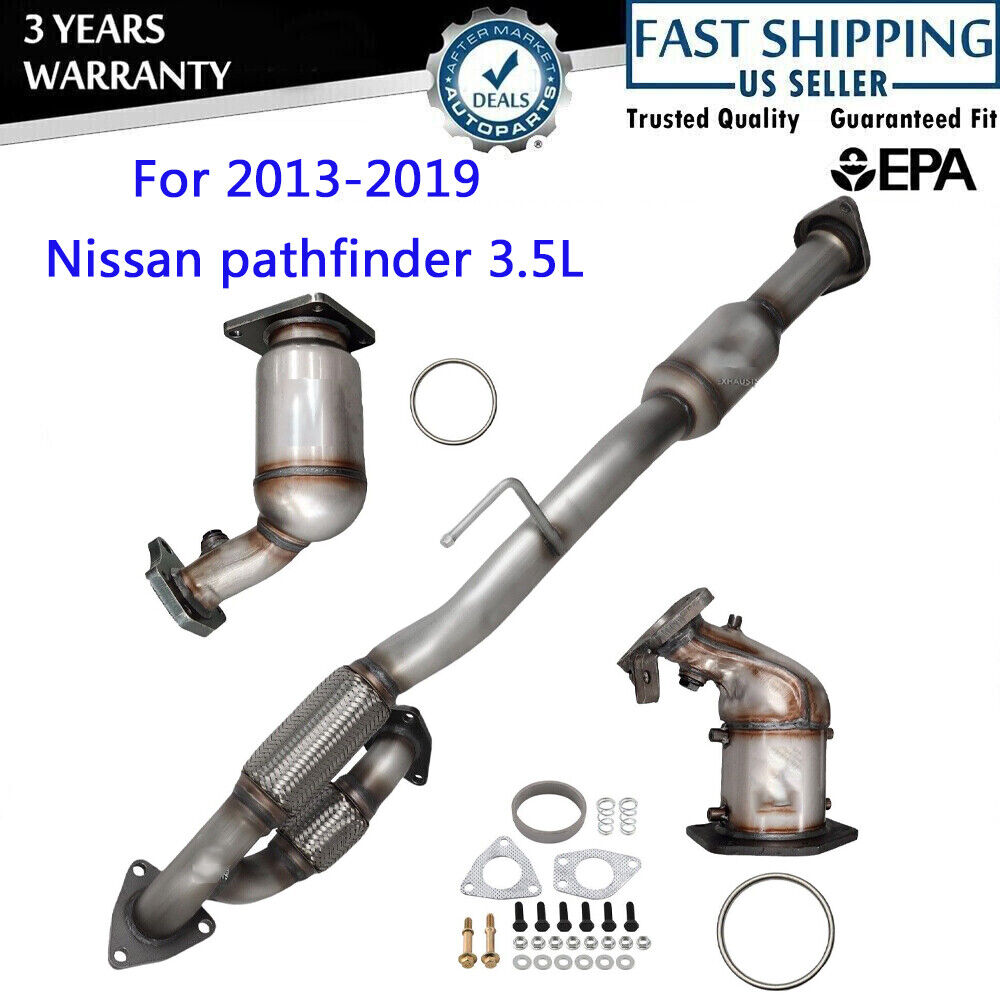 All 3 Catalytic Converter For 2013-2019 Nissan pathfinder 3.5L with Flex Y pipe