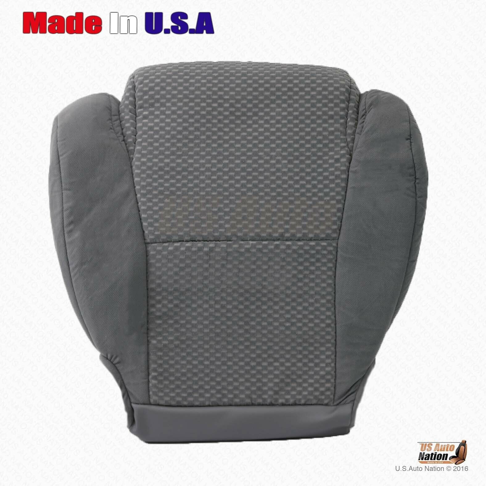 Fits 2007 to 2012 Toyota Tundra Driver Bottom Cloth Replacement Seat Cover Gray