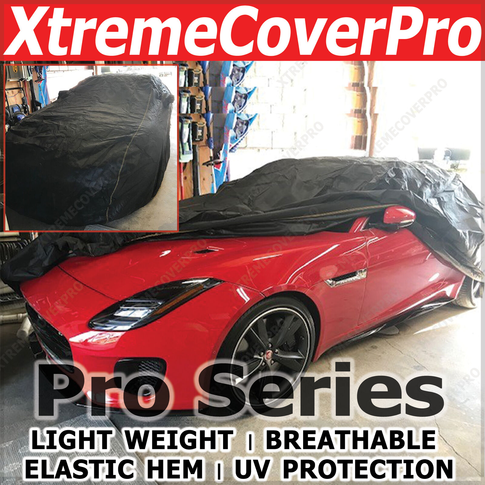 2014 Jaguar F-Type Breathable Car Cover w/MirrorPocket