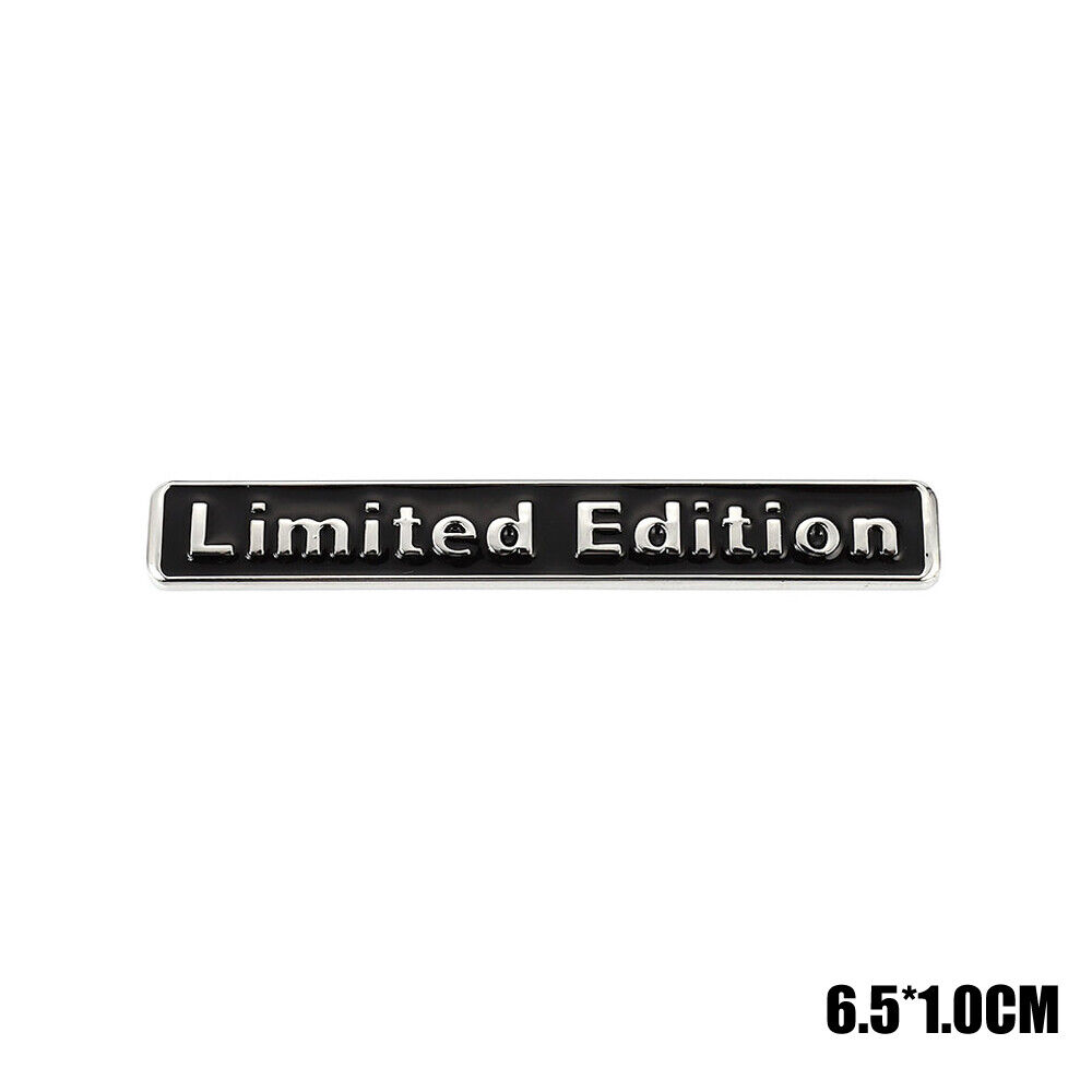 3D Limited Edition Emblem Badge Decals Trunk Side Fender Sticker Car Styling