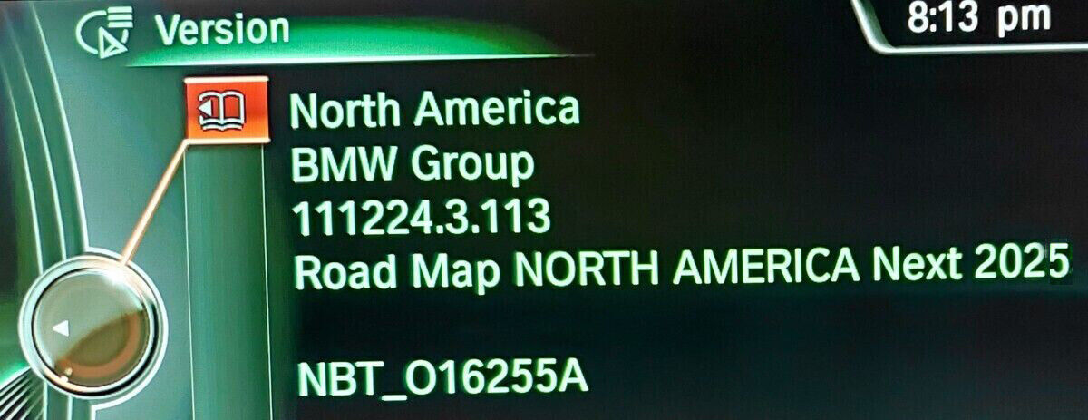Original BMW North America Next 2025 MAP Navigation update + FSC code