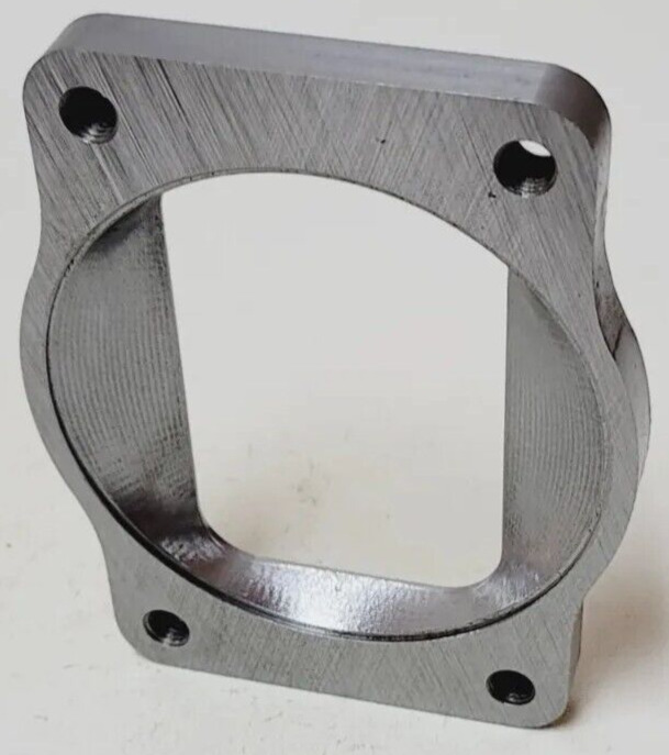T6 Undivided to 4 inch Inlet Transition Turbo Flange 1/2\