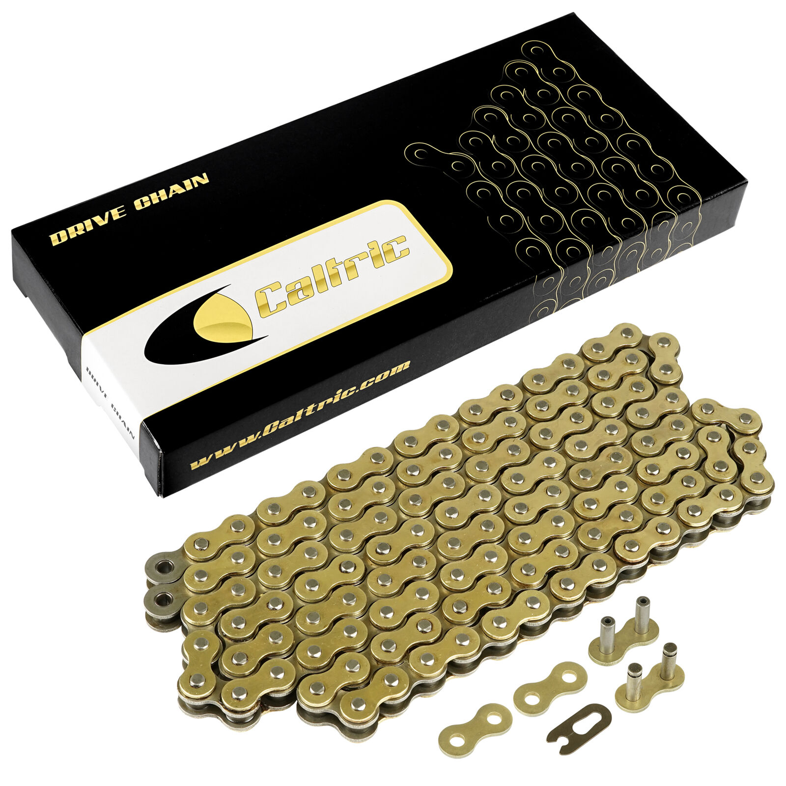 Golden Drive Chain for Dirt Bike Motorcyce Quad 520-Pitch 120-Links Non O-Ring