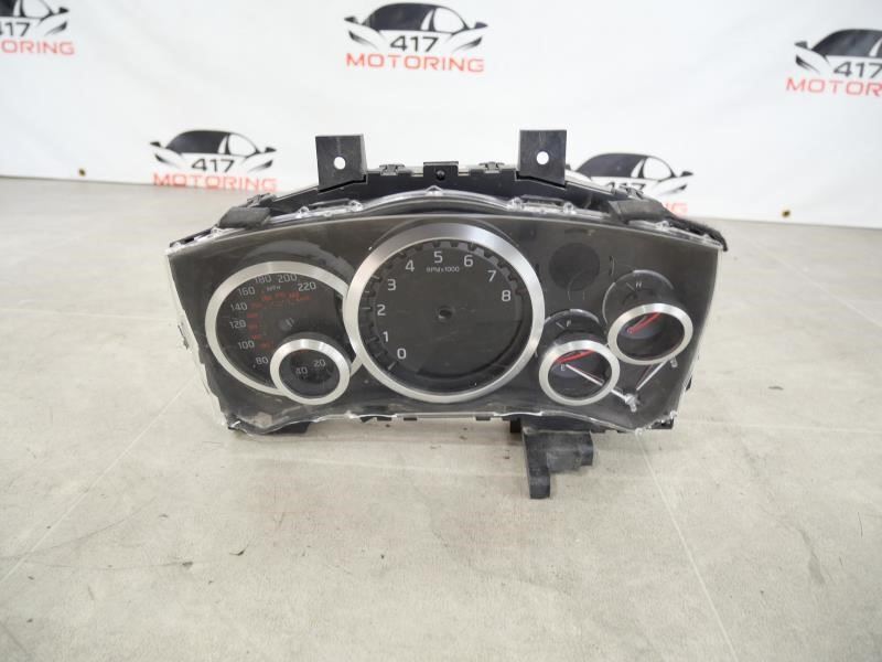 2009 Nissan GT-R R35 3.8L Gauge Cluster Speedometer Instrument Panel *DAMAGE OEM